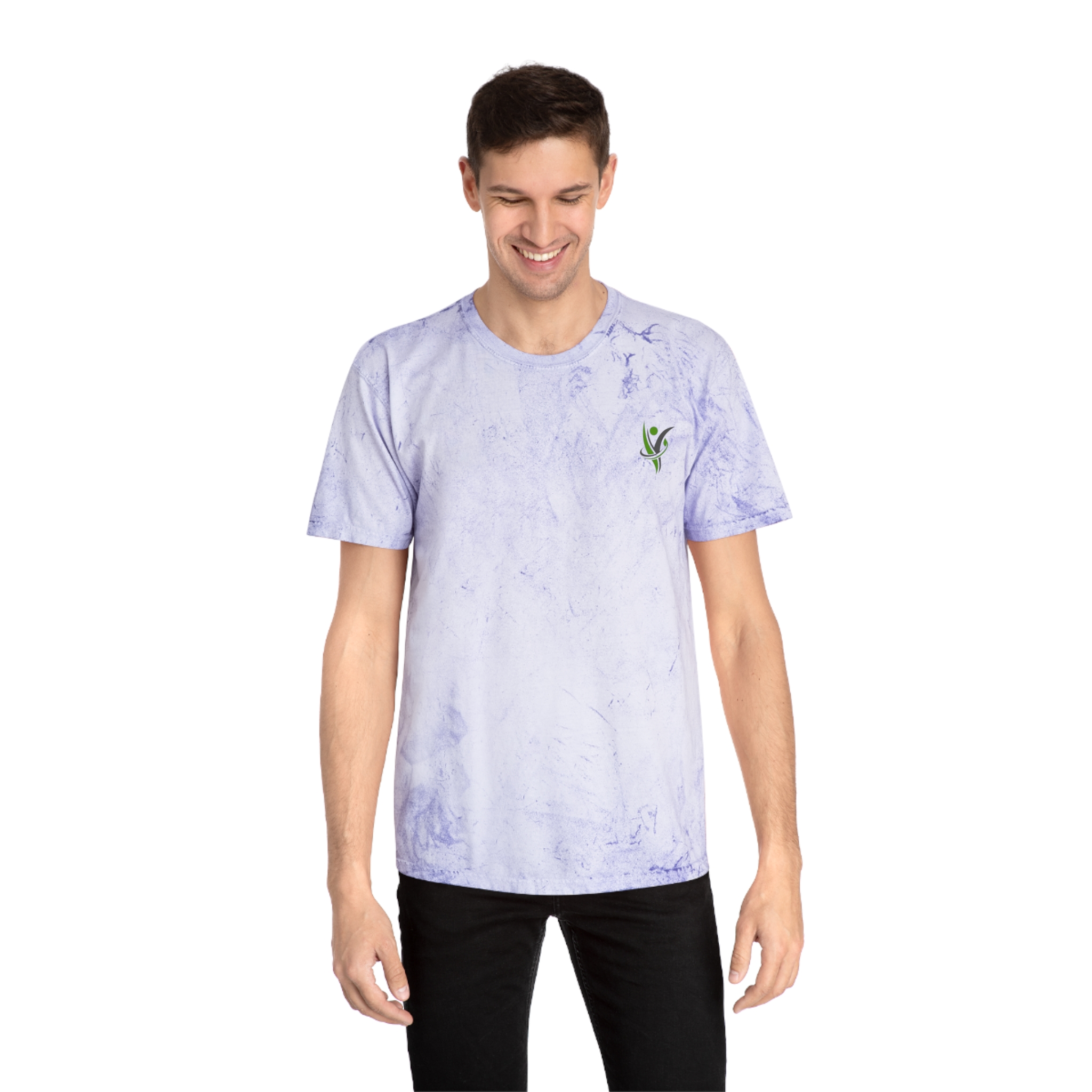 HeatlhyNation Logo Tie-Dye T-Shirt | Yellow Marble Tee - Image 19