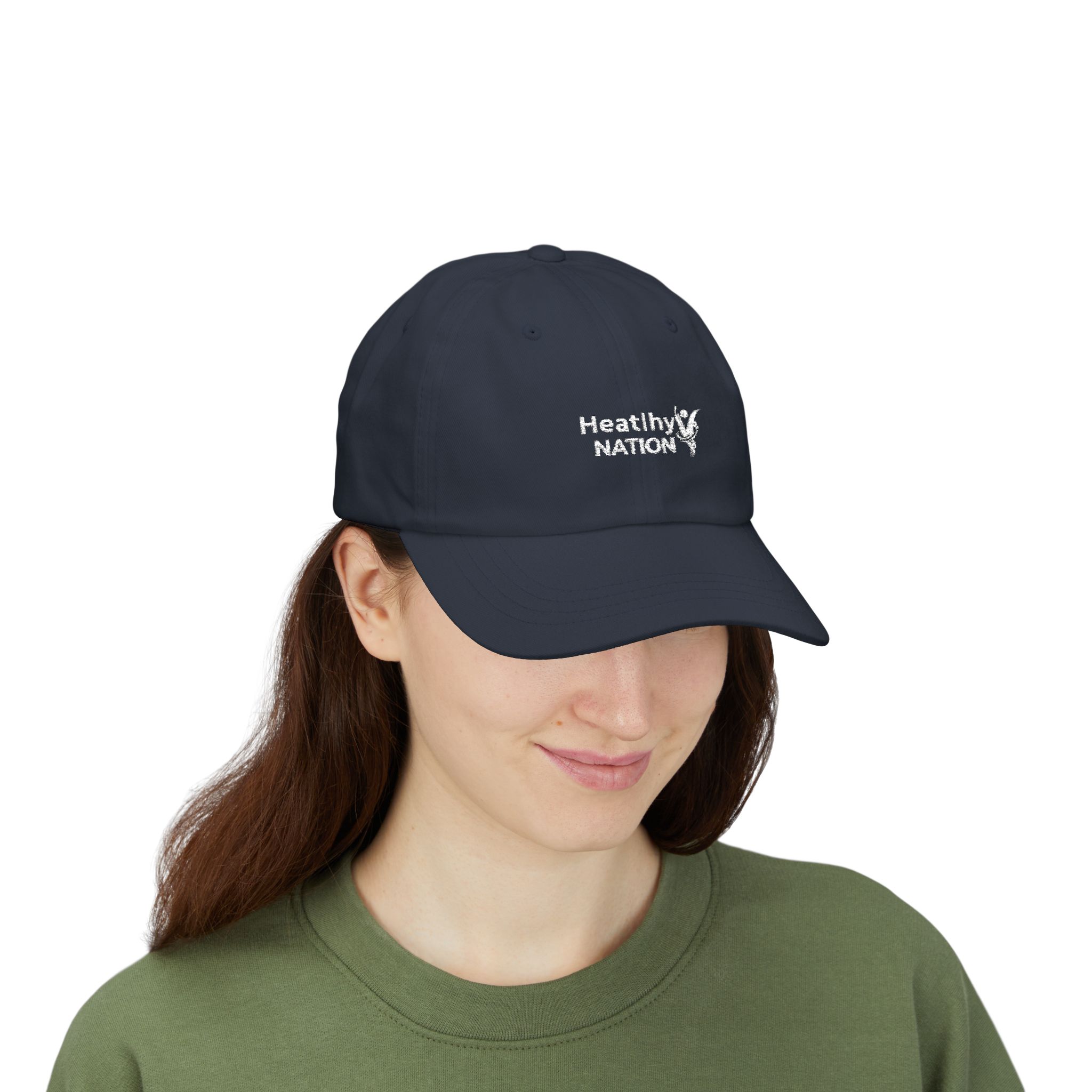 Dad Cap — HeatlhyNation Embroidered Logo Hat - Image 10