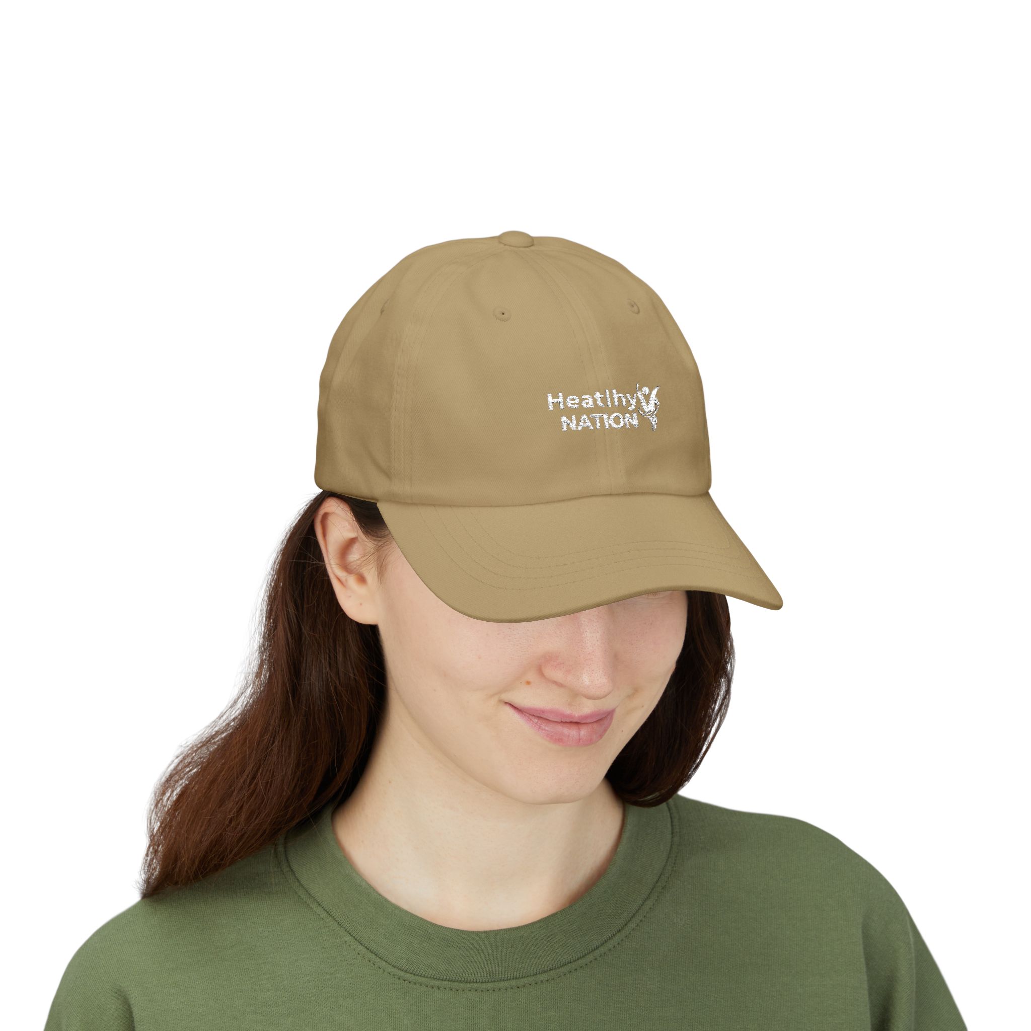 Dad Cap — HeatlhyNation Embroidered Logo Hat - Image 12