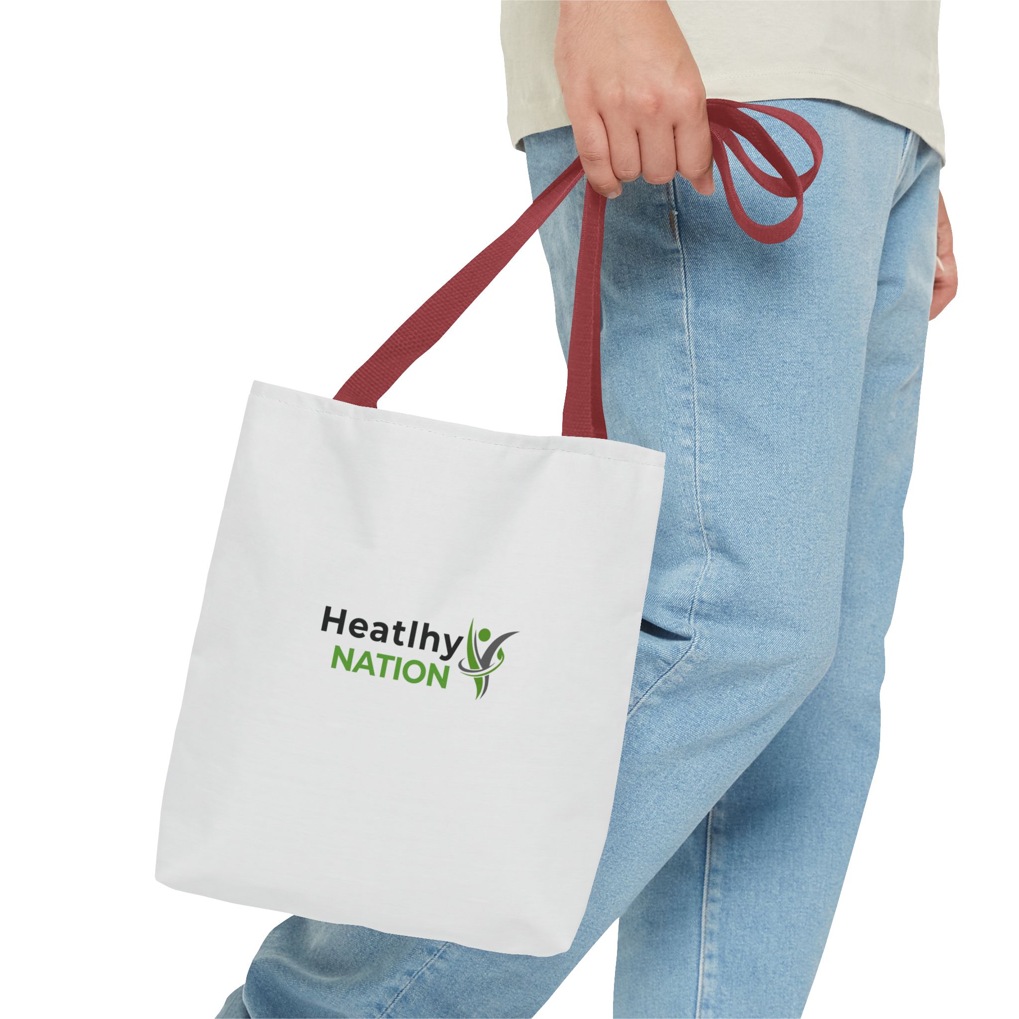 HeatlhyNation Logo Tote Bag — Eco-Friendly Branded Canvas Tote - Image 7
