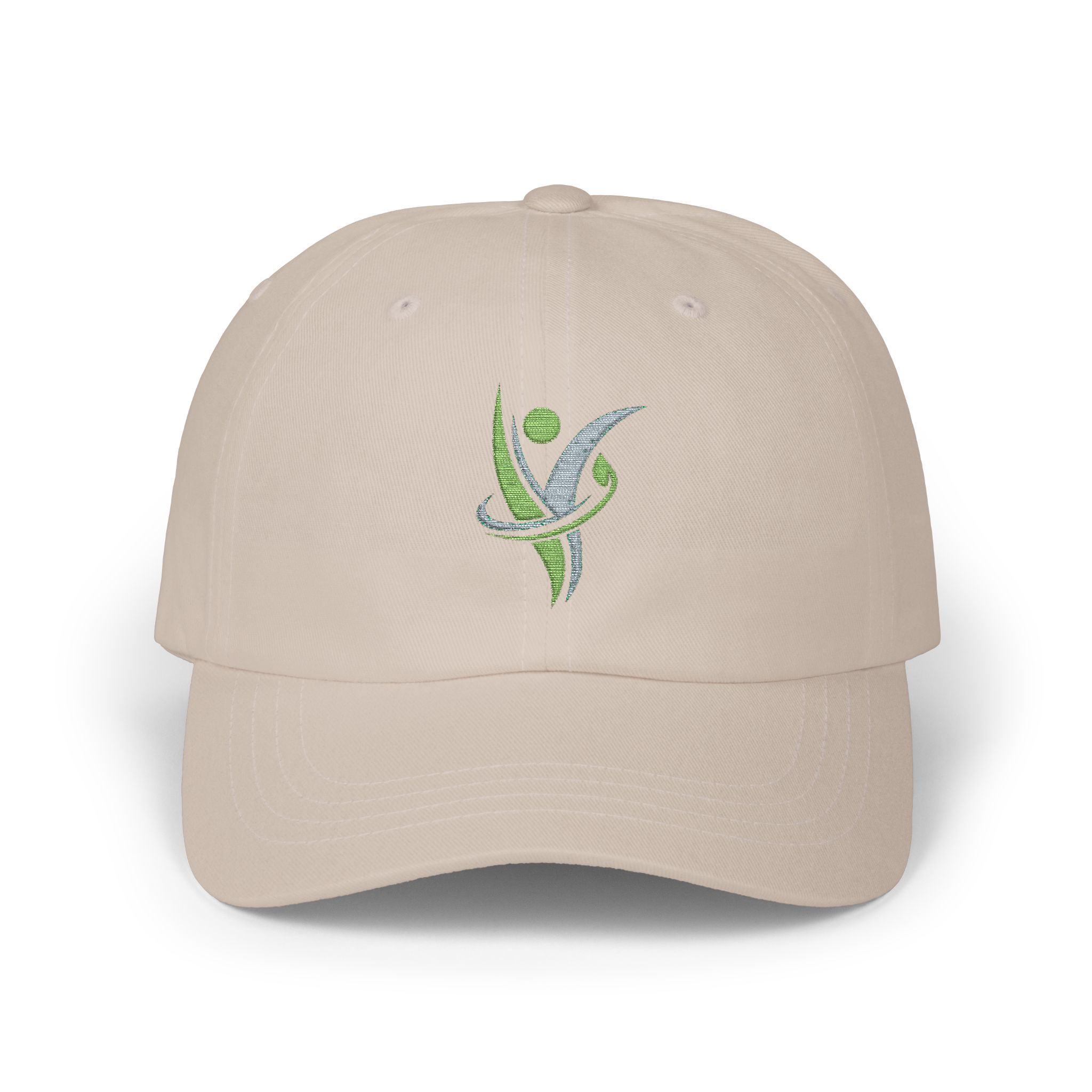 Dad Cap — HeatlhyNation Logo Embroidered White Hat - Image 7