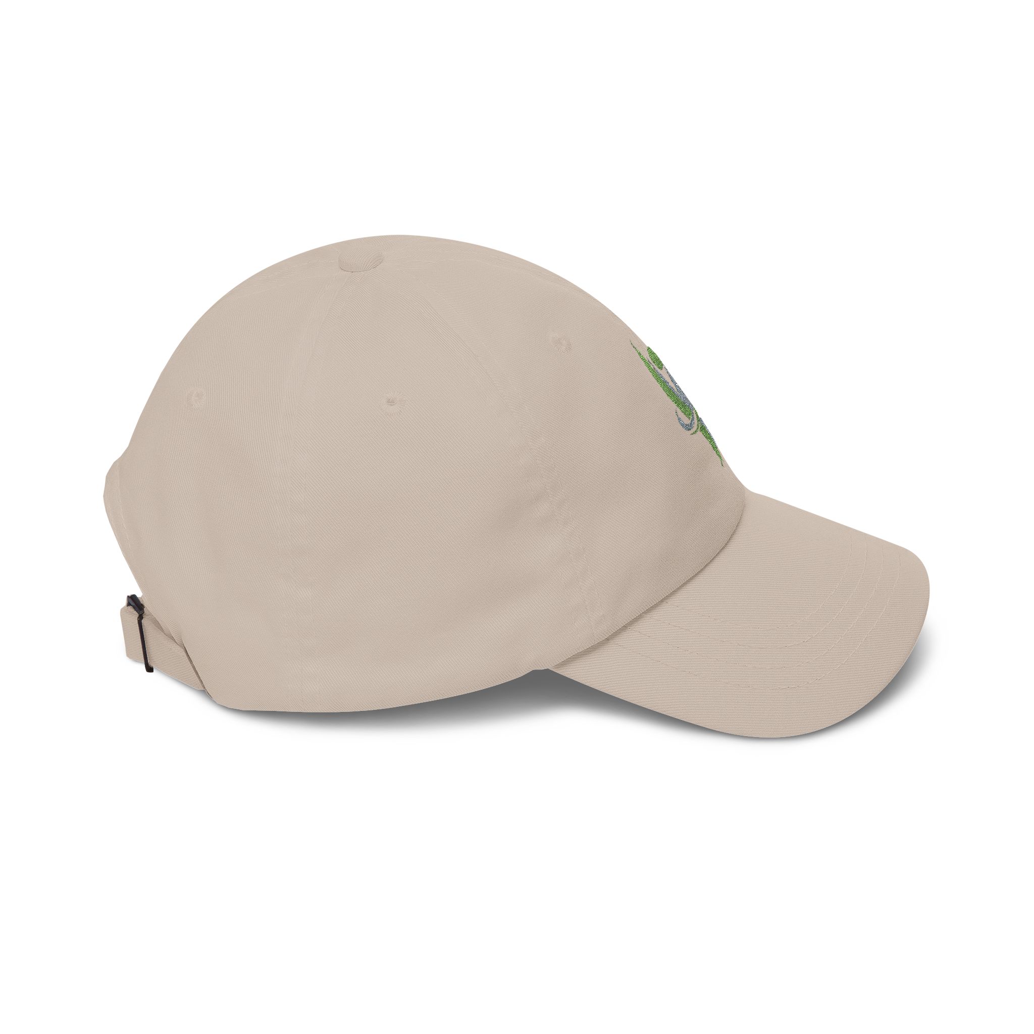 Dad Cap — HeatlhyNation Logo Embroidered White Hat - Image 10