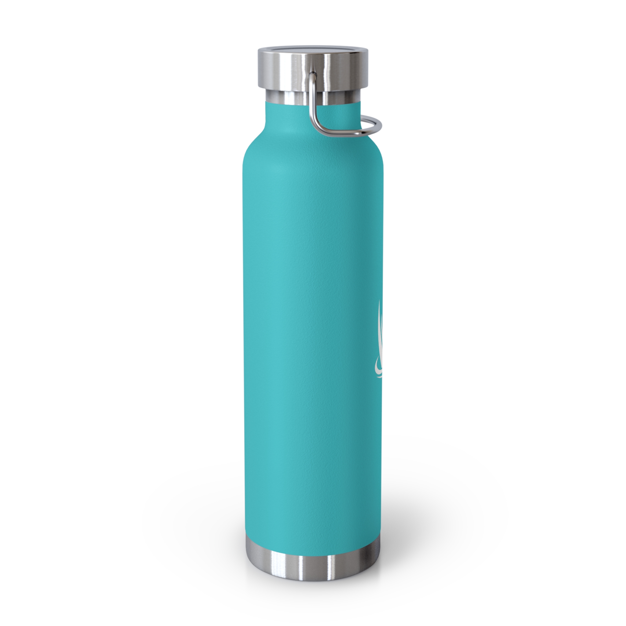 22oz Copper Vacuum Insulated Bottle — Red Stainless Steel Water Flask with Active Leaf Logo - Image 6