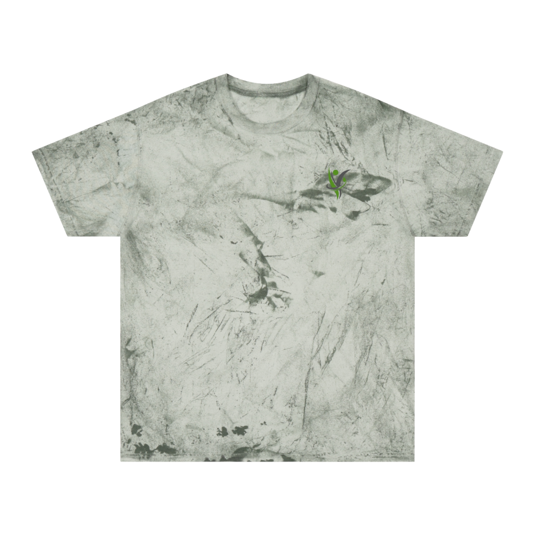 HeatlhyNation Logo Tie-Dye T-Shirt | Yellow Marble Tee - Image 9