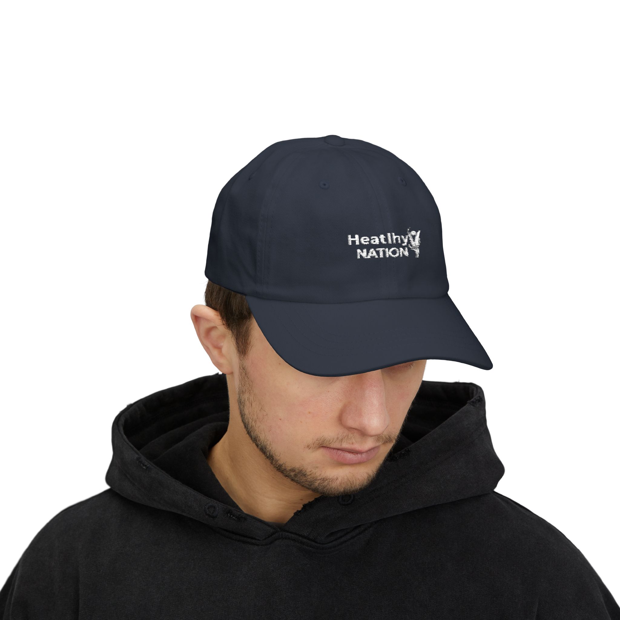 Dad Cap — HeatlhyNation Embroidered Logo Hat - Image 9