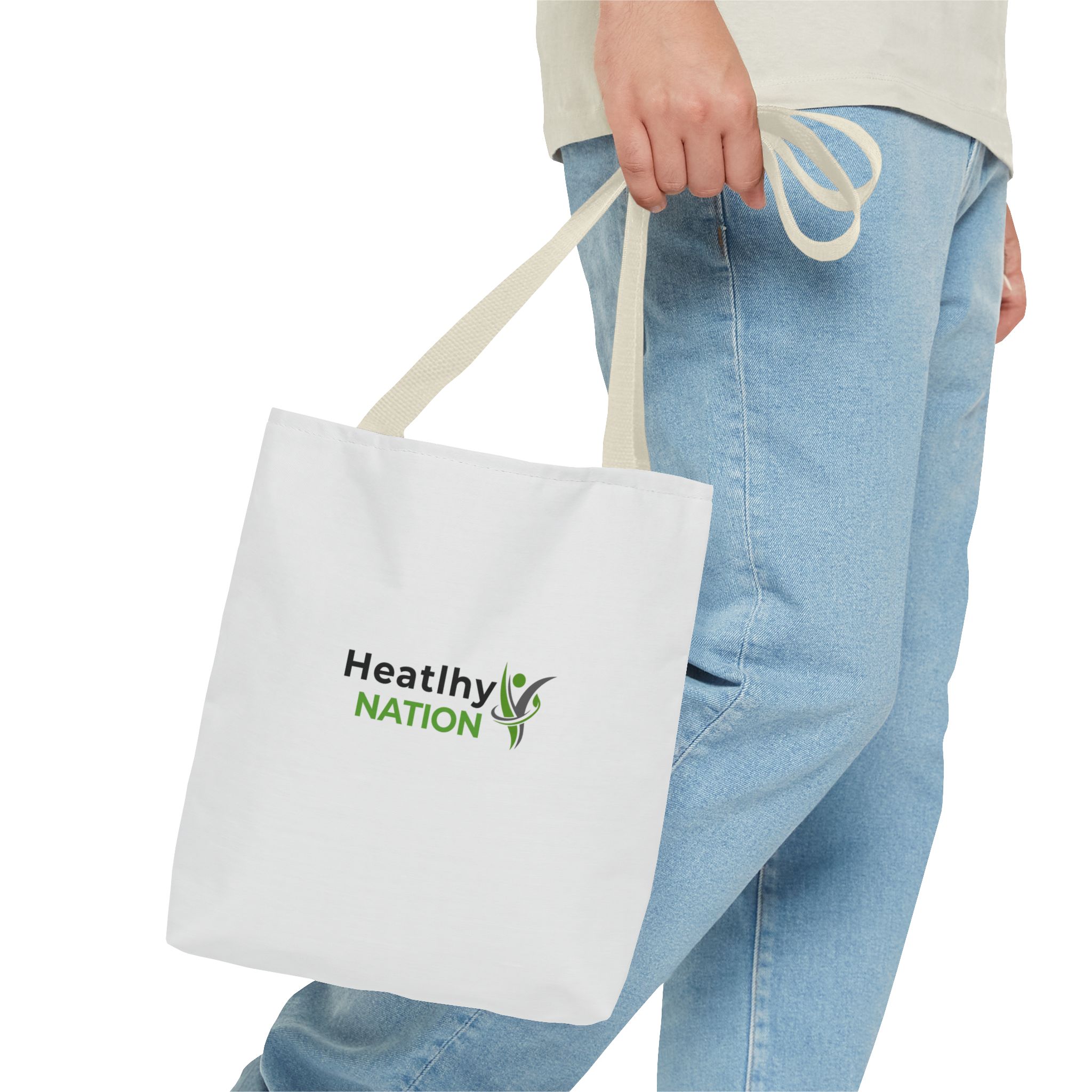 HeatlhyNation Logo Tote Bag — Eco-Friendly Branded Canvas Tote - Image 23