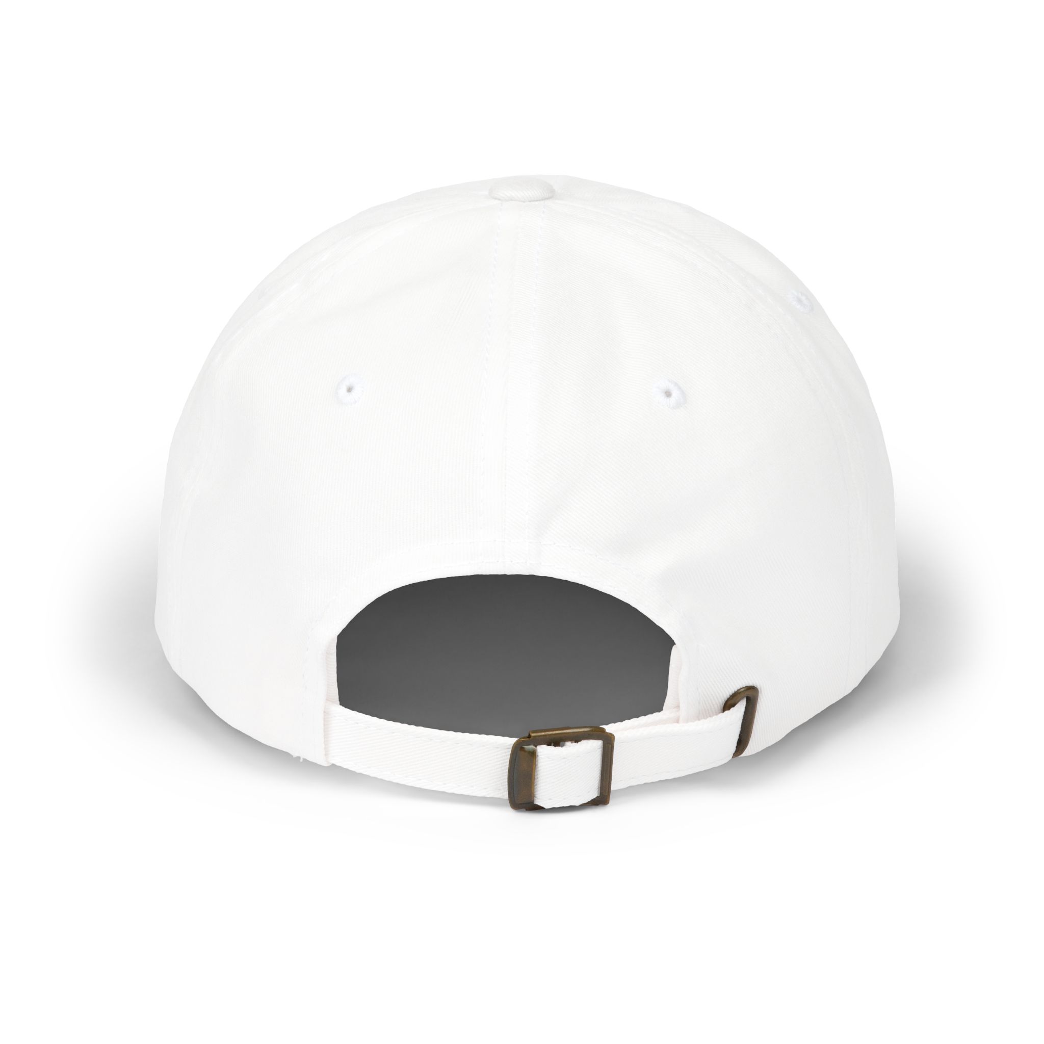 Dad Cap — HeatlhyNation Logo Embroidered White Hat - Image 3