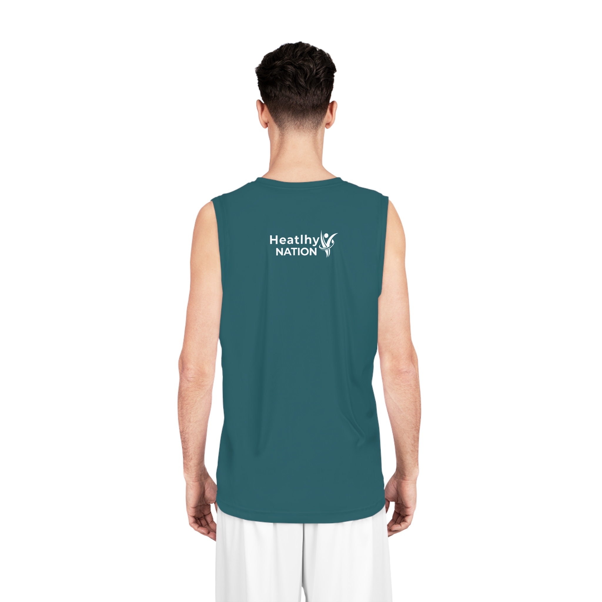 Heatlhy Nation Basketball Jersey — Performance Athletic Tank Top - Image 4