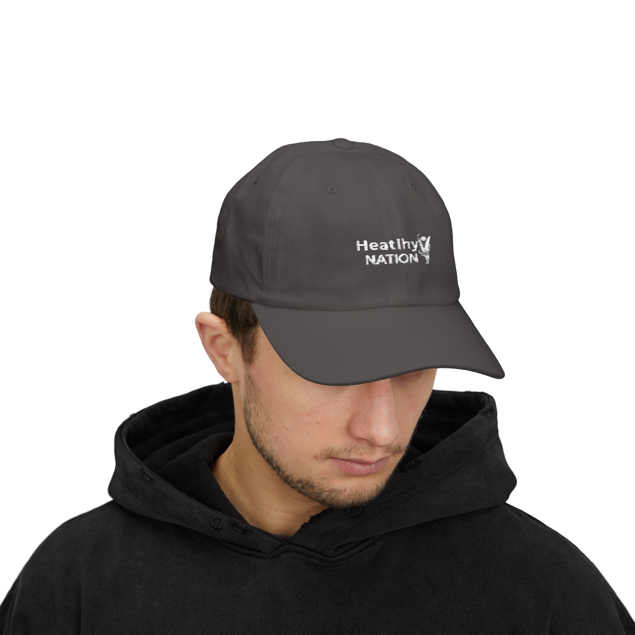 Dad Cap — HeatlhyNation Embroidered Logo Hat - Image 5