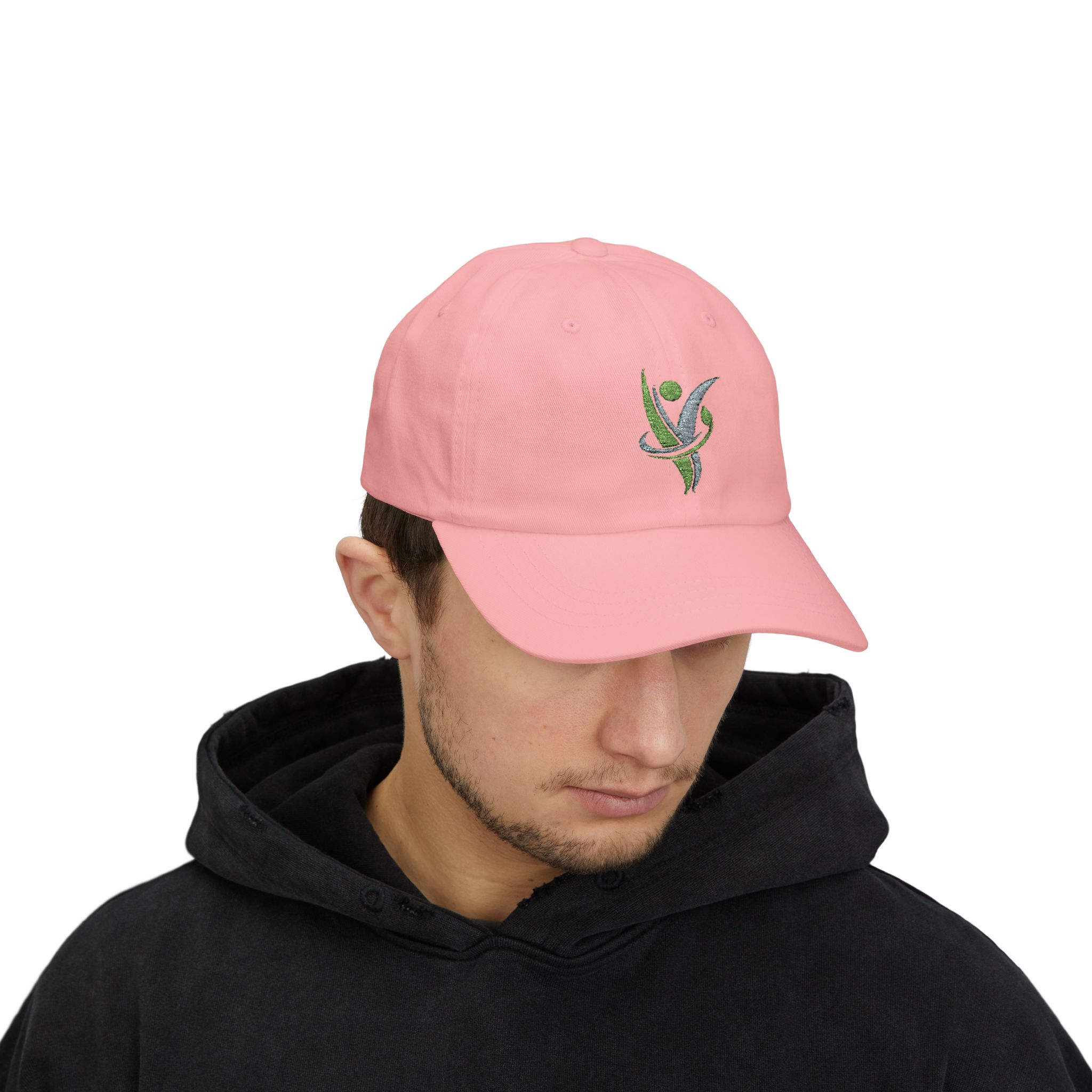 Dad Cap — HeatlhyNation Logo Embroidered White Hat - Image 23