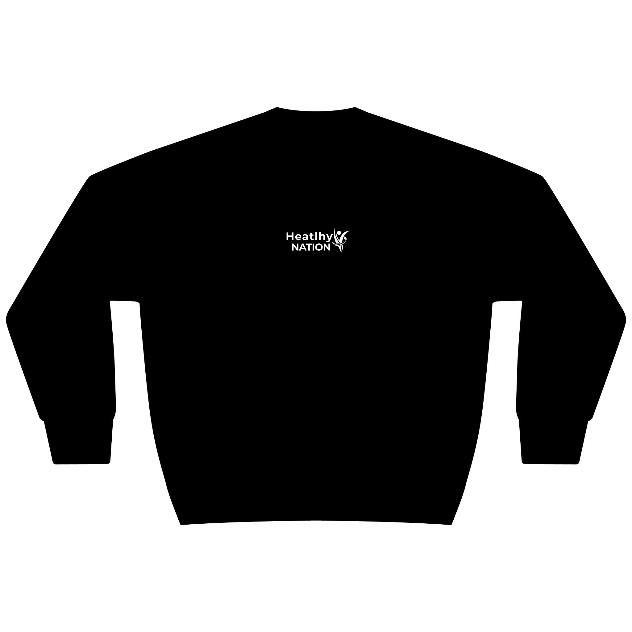HeatlhyNation Logo Sweatshirt — Cozy Brown Heavyweight Crewneck - Image 9