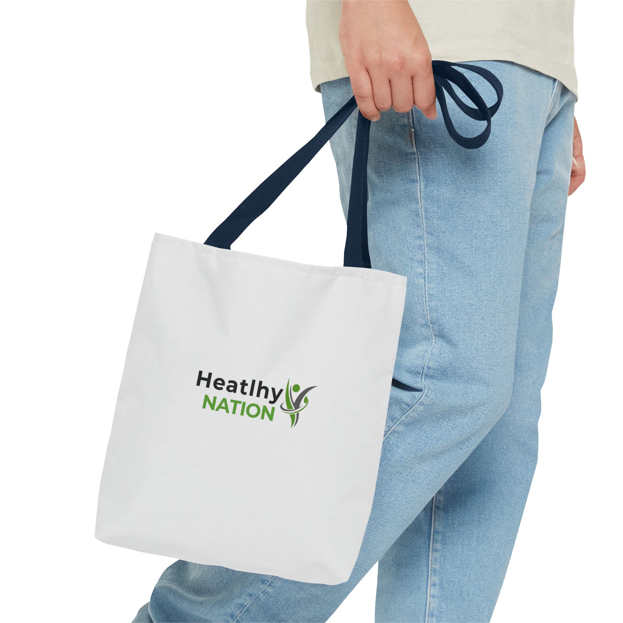 HeatlhyNation Logo Tote Bag — Eco-Friendly Branded Canvas Tote - Image 35