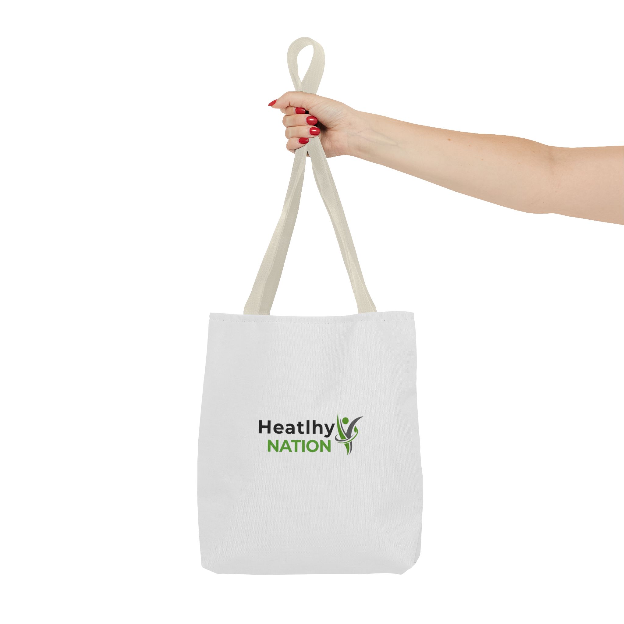 HeatlhyNation Logo Tote Bag — Eco-Friendly Branded Canvas Tote - Image 24