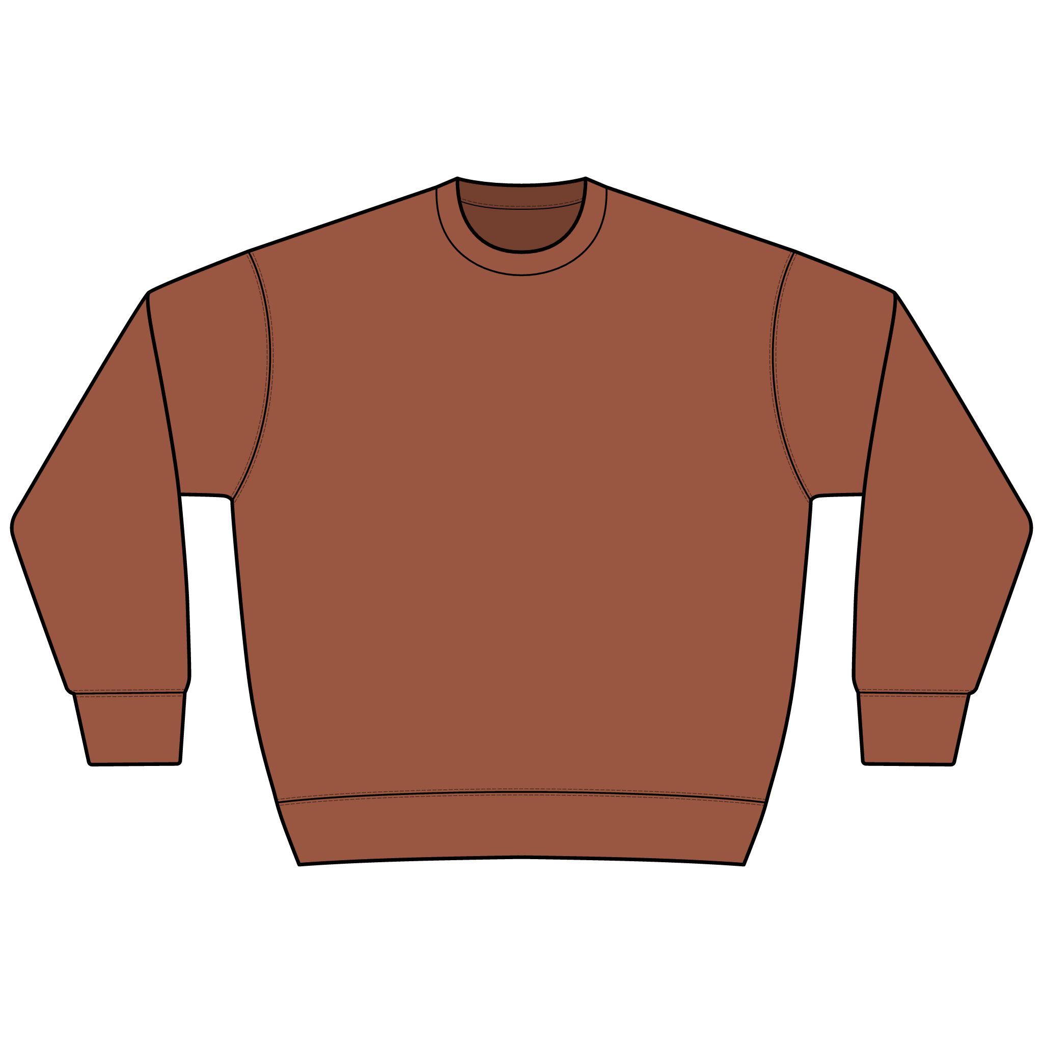 HeatlhyNation Logo Sweatshirt — Cozy Brown Heavyweight Crewneck - Image 8