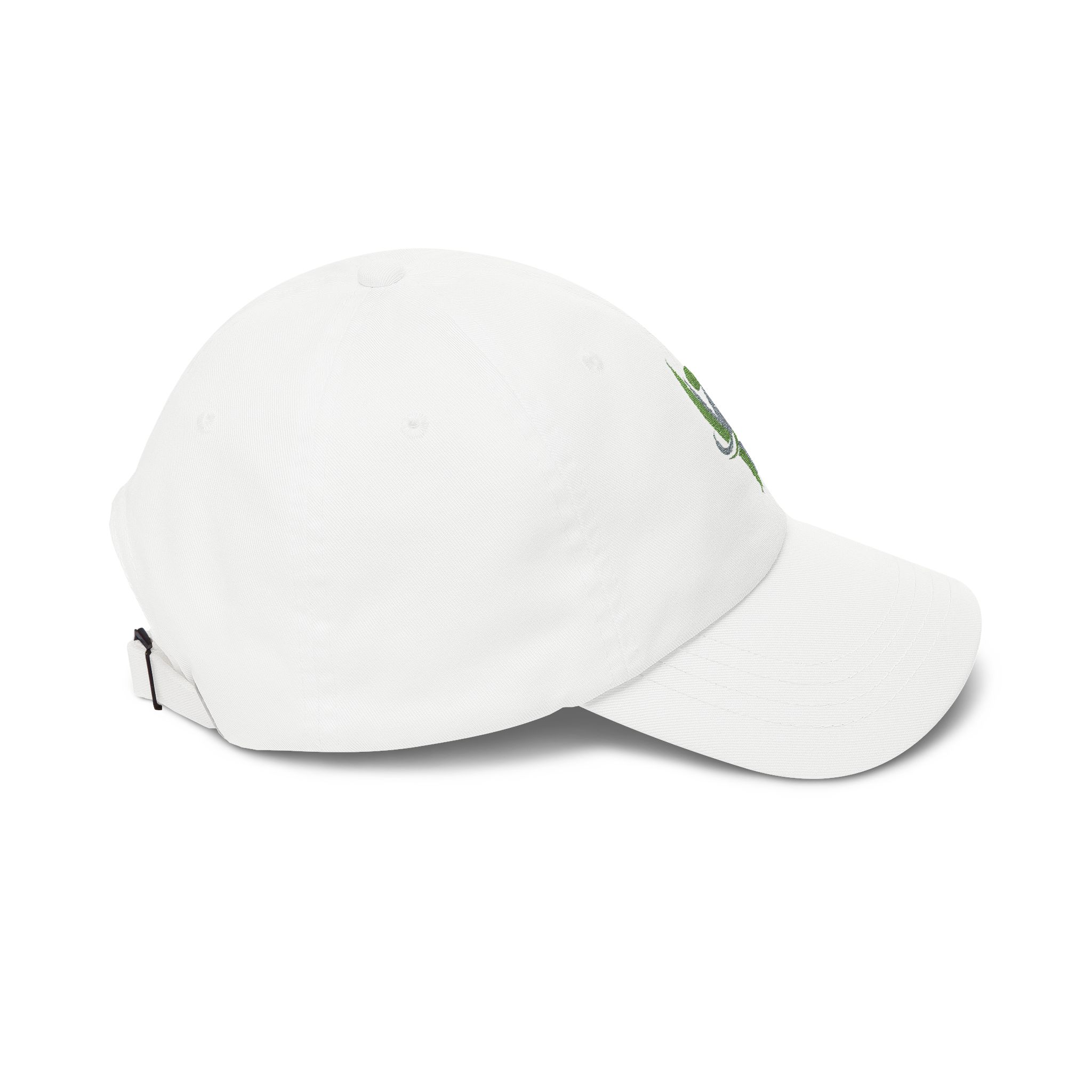 Dad Cap — HeatlhyNation Logo Embroidered White Hat - Image 5