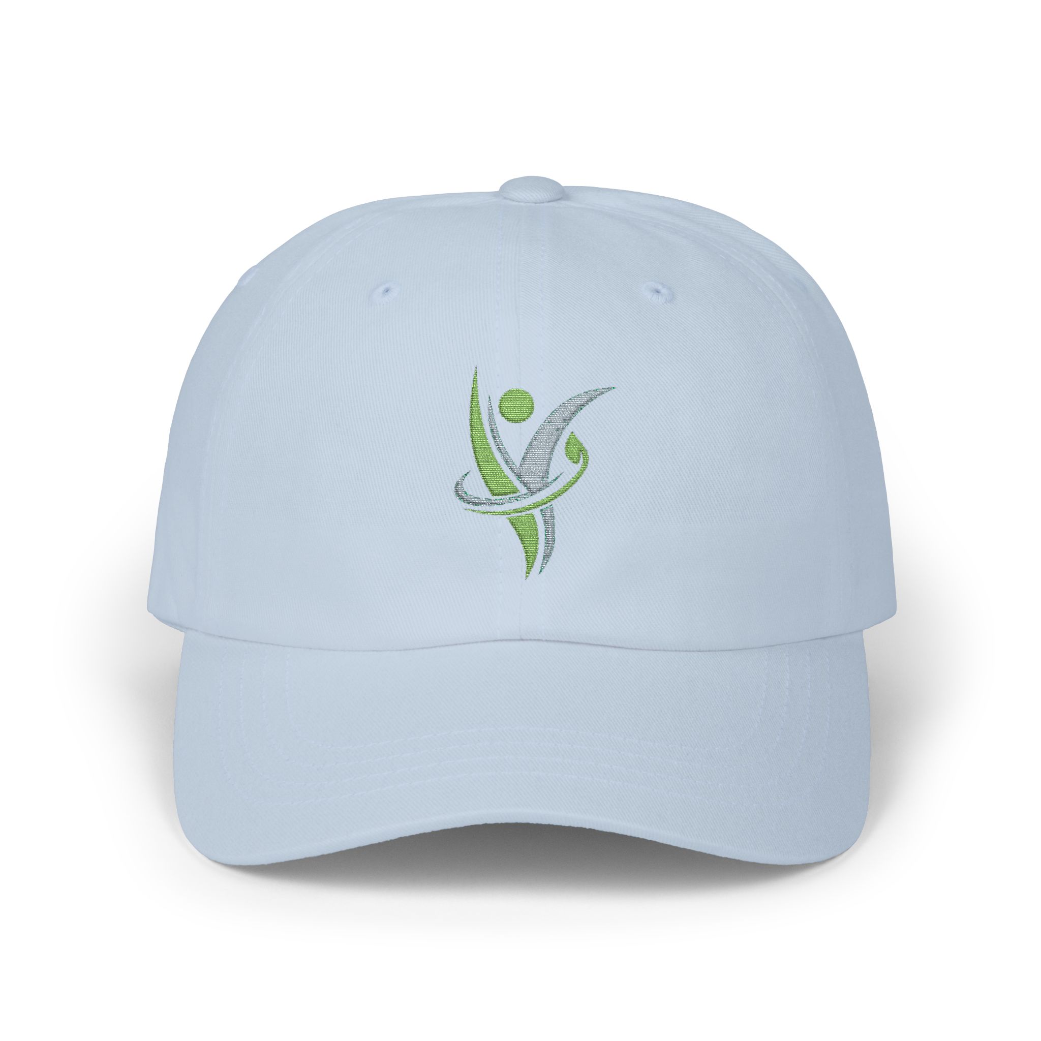 Dad Cap — HeatlhyNation Logo Embroidered White Hat - Image 13