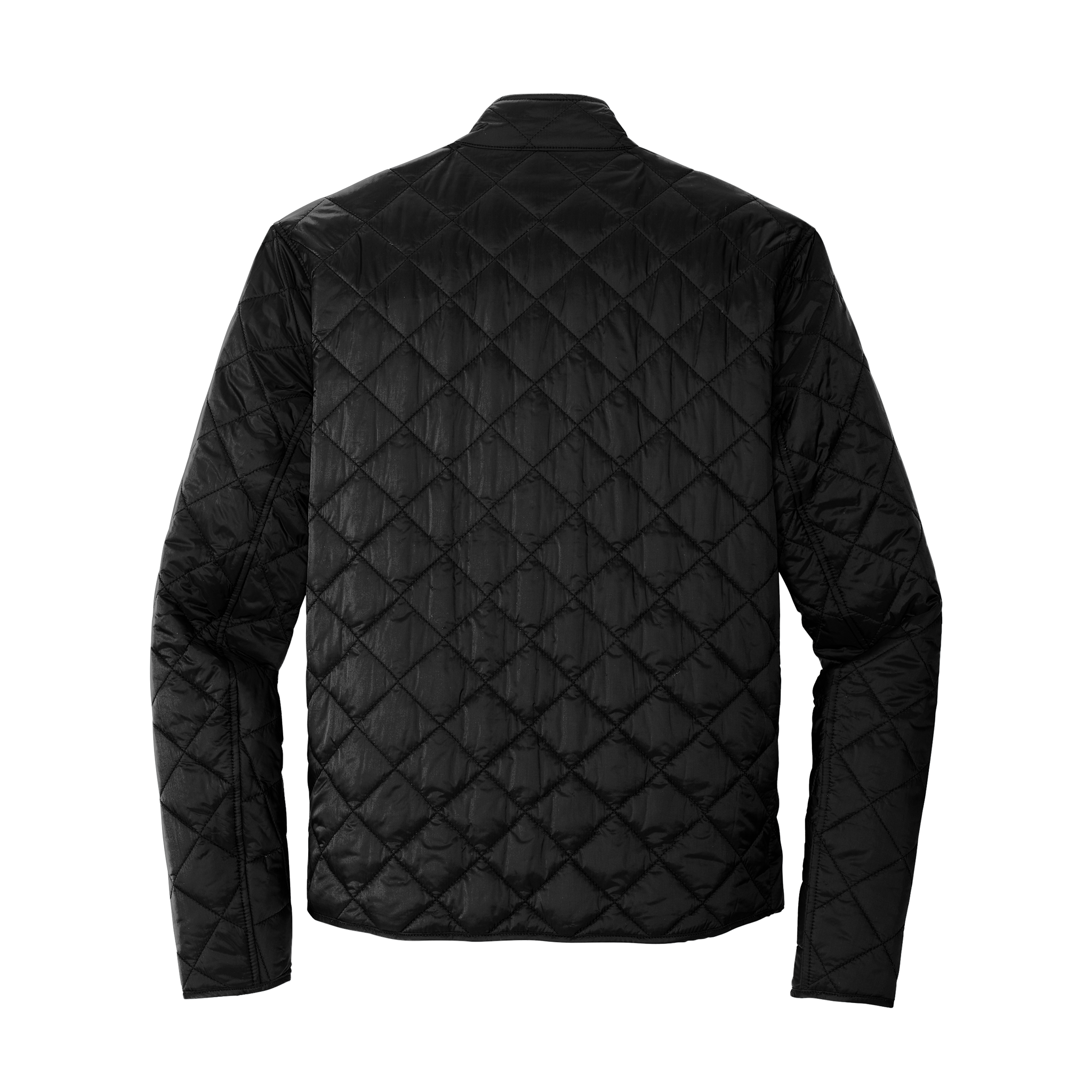 Quilted Full-Zip Jacket — Embroidered Minimalist Chest Logo - Image 4