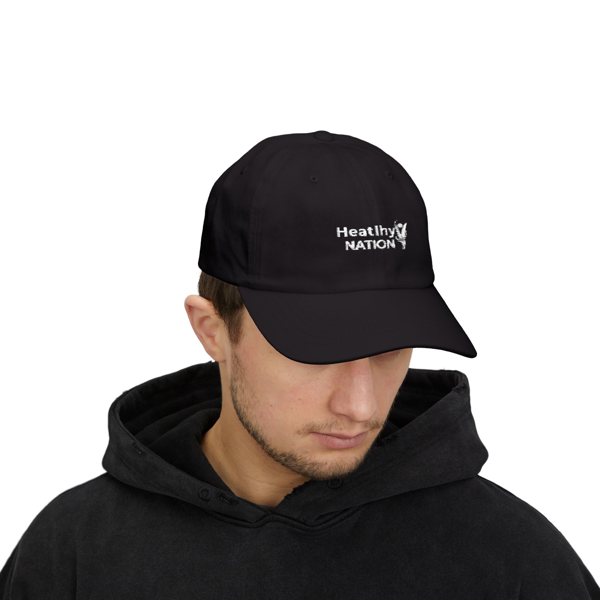 Dad Cap — HeatlhyNation Embroidered Logo Hat