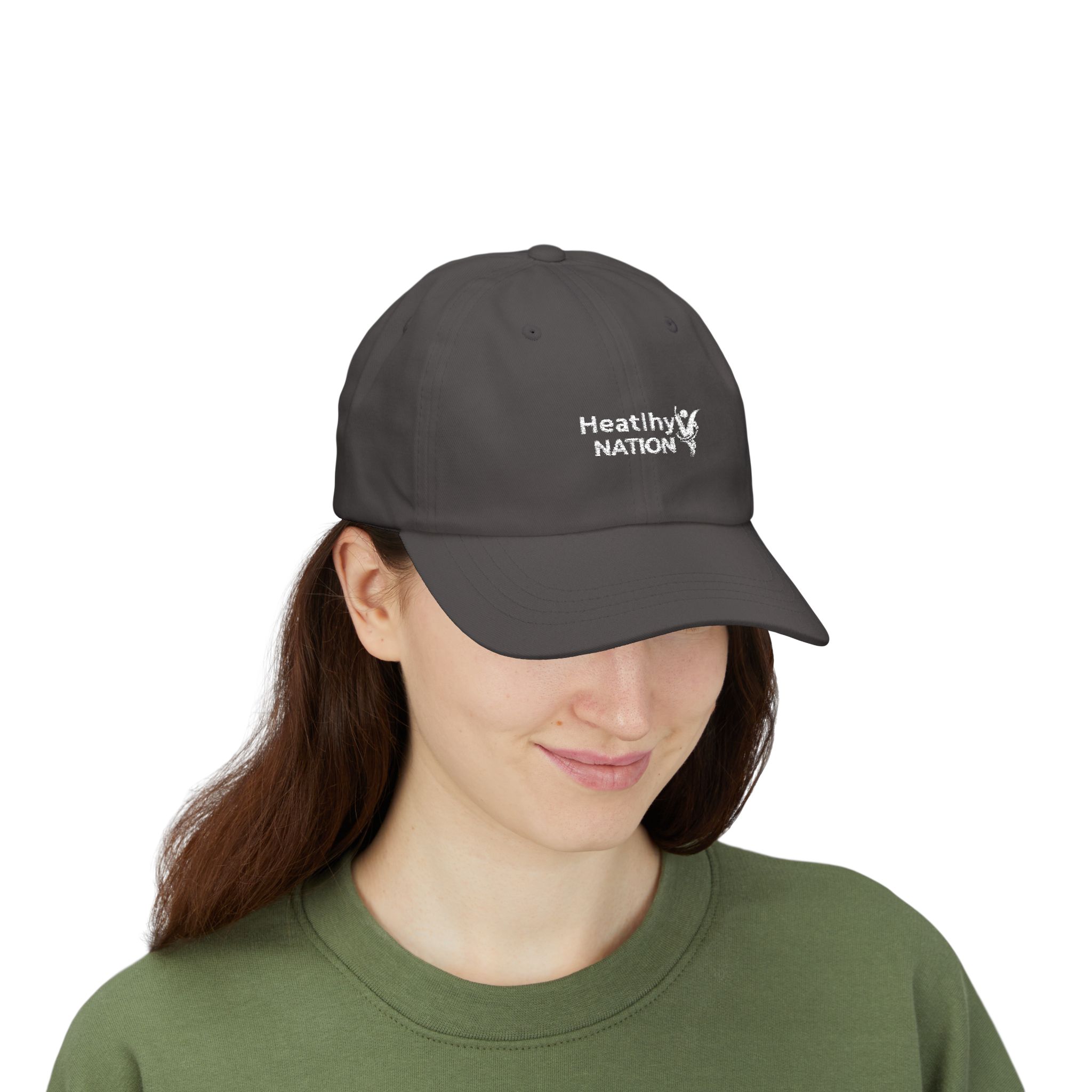Dad Cap — HeatlhyNation Embroidered Logo Hat - Image 6