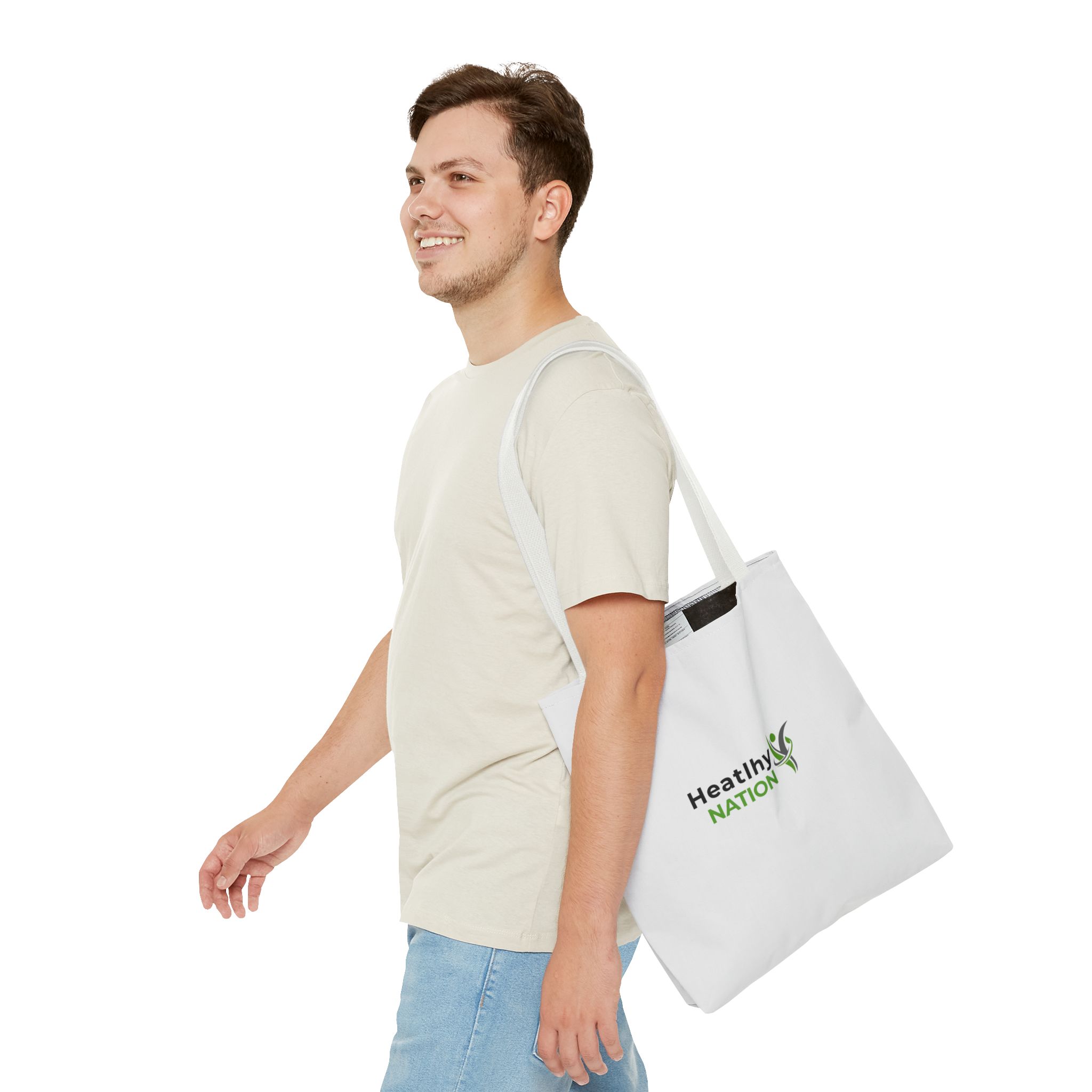 HeatlhyNation Logo Tote Bag — Eco-Friendly Branded Canvas Tote - Image 15
