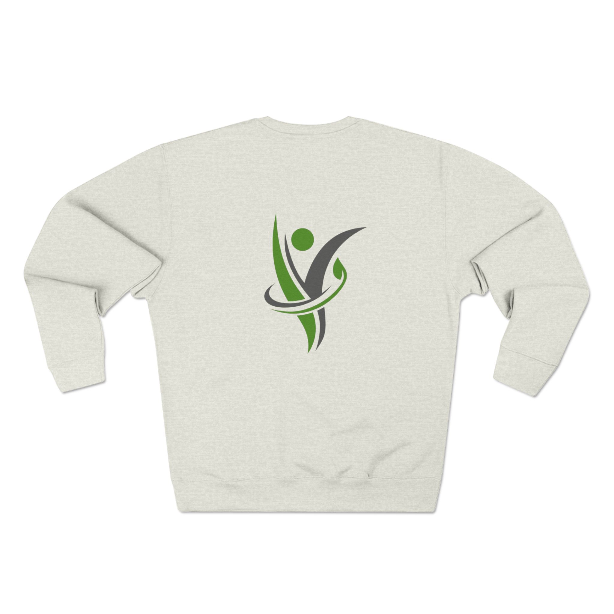 HeatlhyNation logo crewneck sweatshirt | minimalist text sweatshirt - Image 6