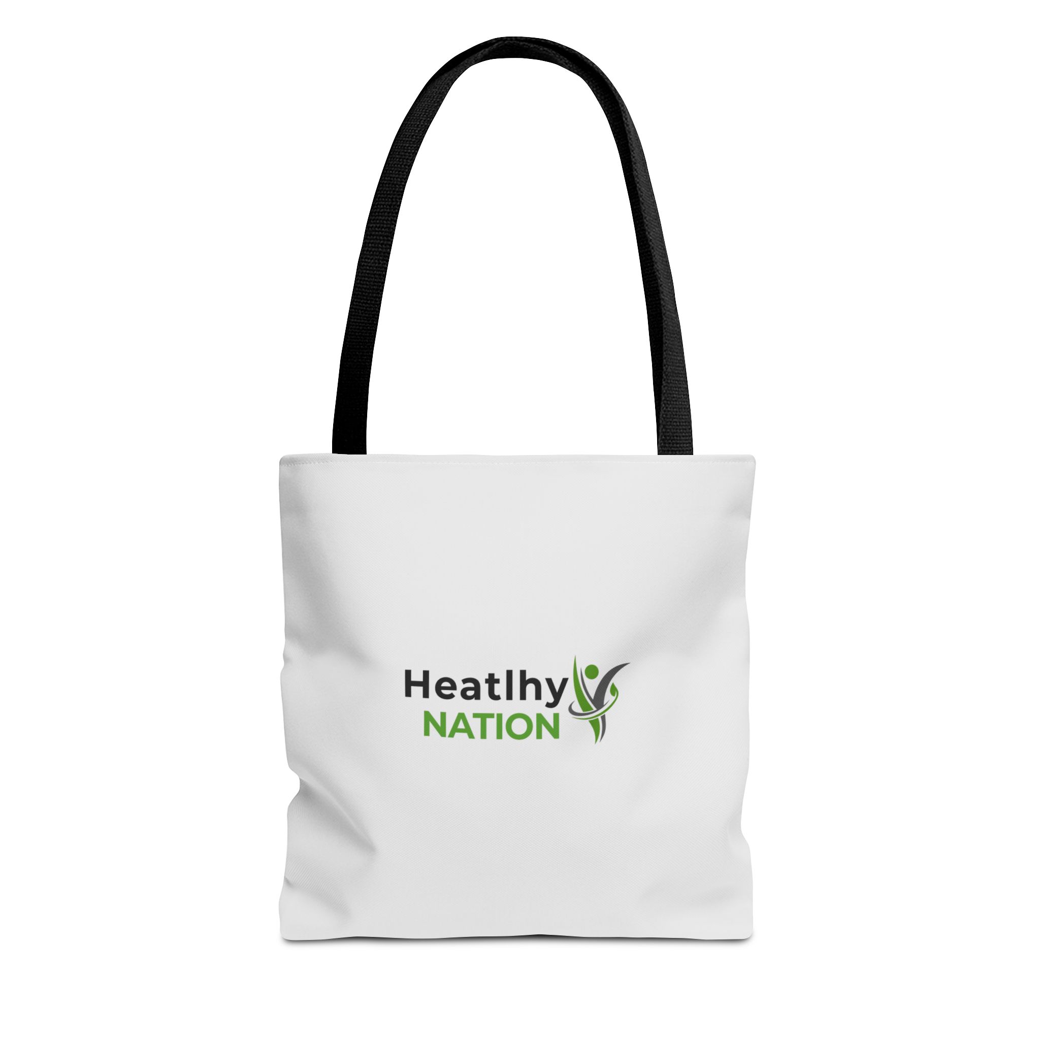 HeatlhyNation Logo Tote Bag — Eco-Friendly Branded Canvas Tote
