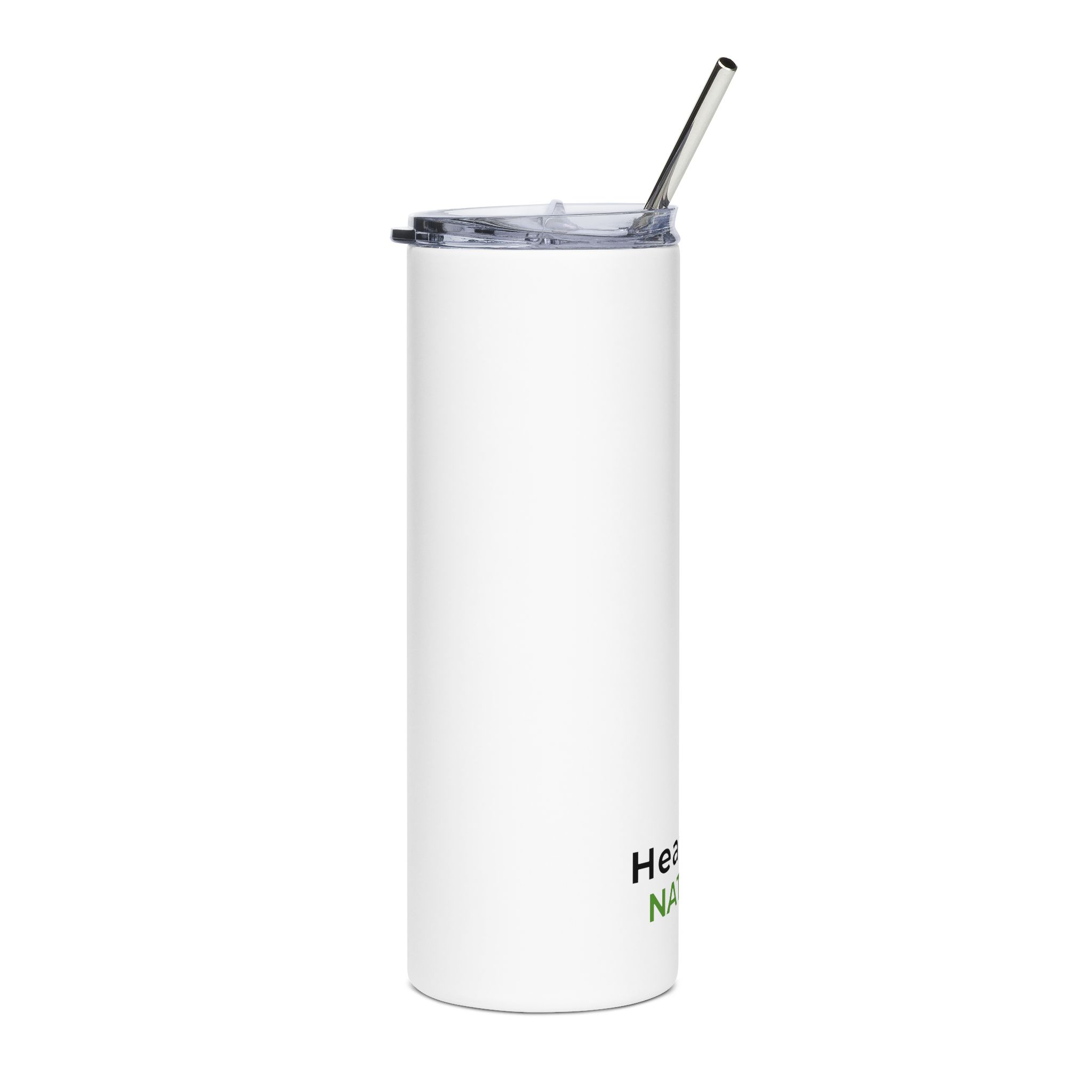 Healthy Nation 20oz Stainless Steel Tumbler — Insulated Travel Cup with Straw - Image 2