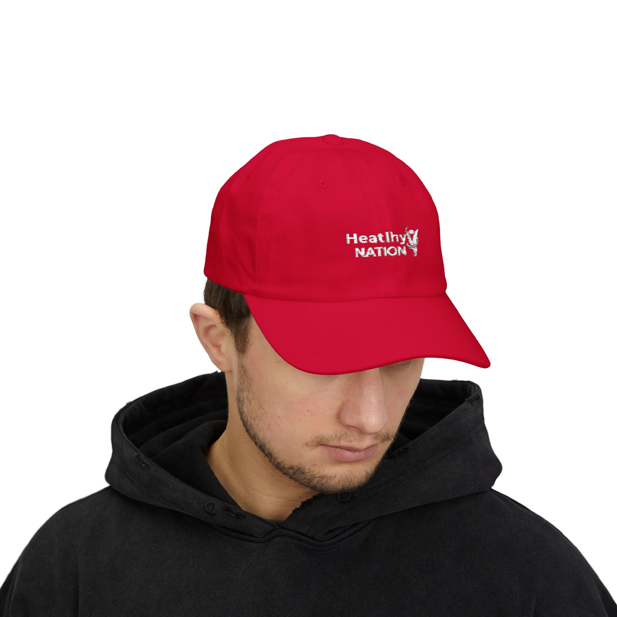 Dad Cap — HeatlhyNation Embroidered Logo Hat - Image 13