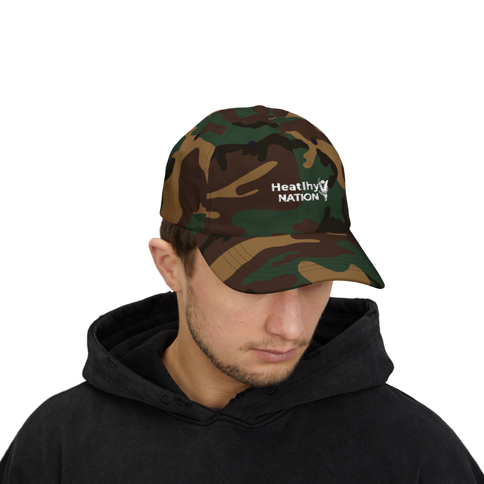 Dad Cap — HeatlhyNation Embroidered Logo Hat - Image 7