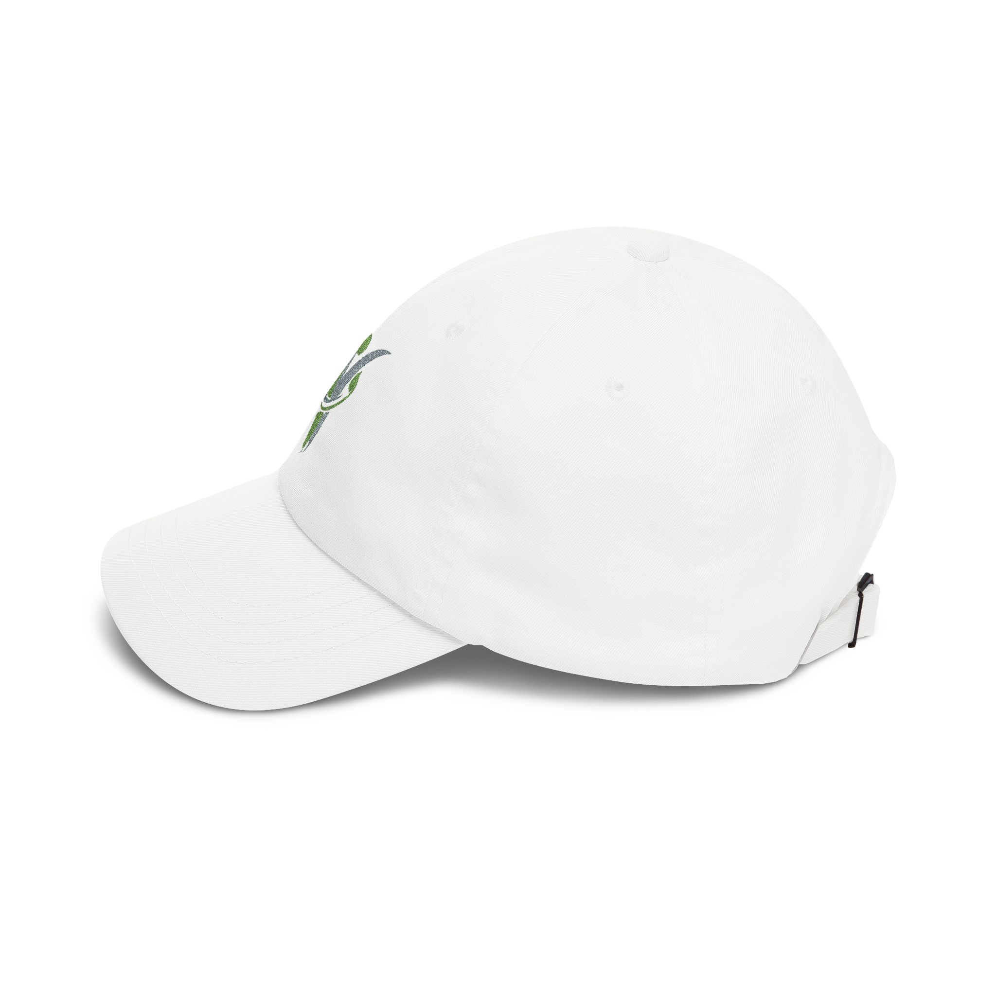 Dad Cap — HeatlhyNation Logo Embroidered White Hat - Image 4