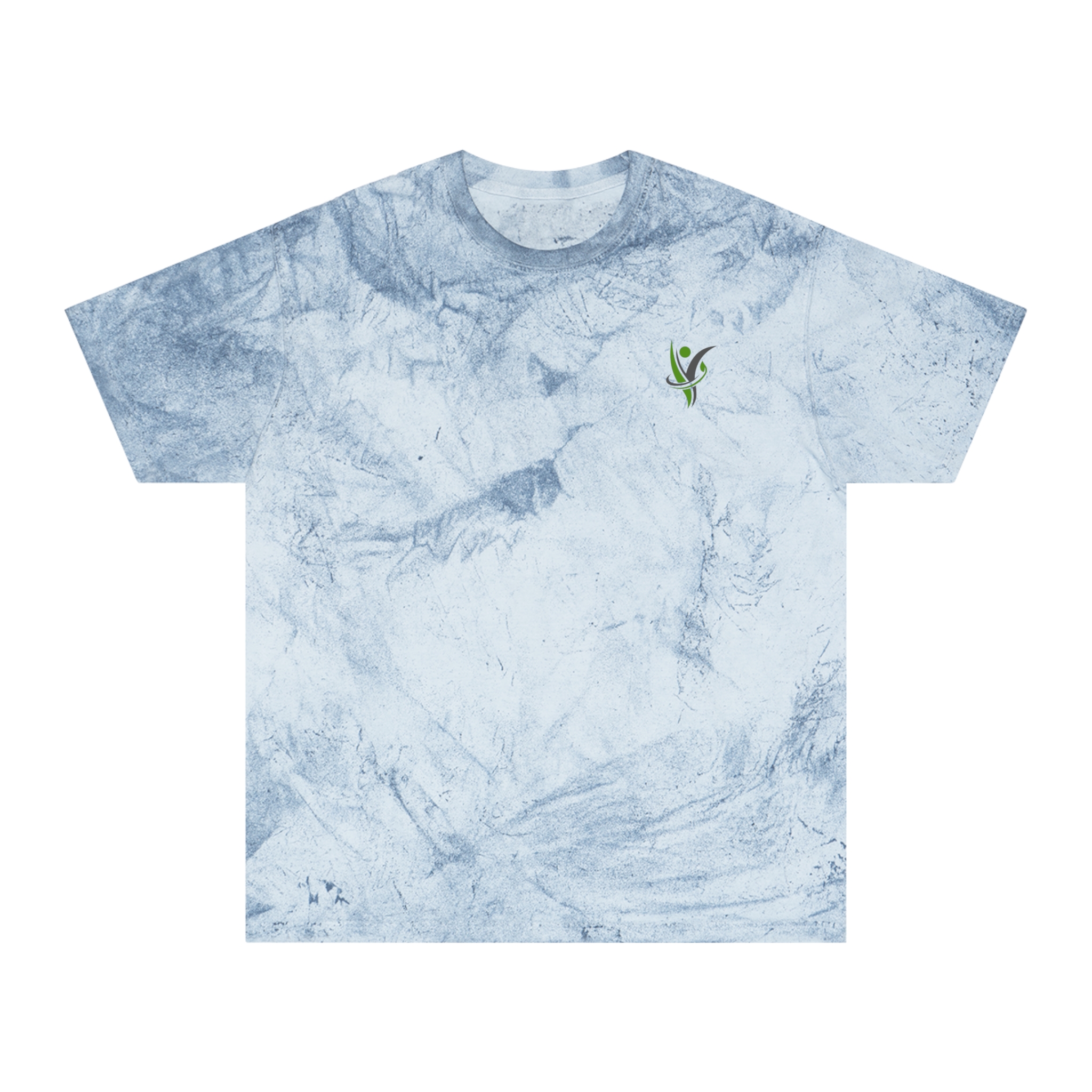 HeatlhyNation Logo Tie-Dye T-Shirt | Yellow Marble Tee - Image 13