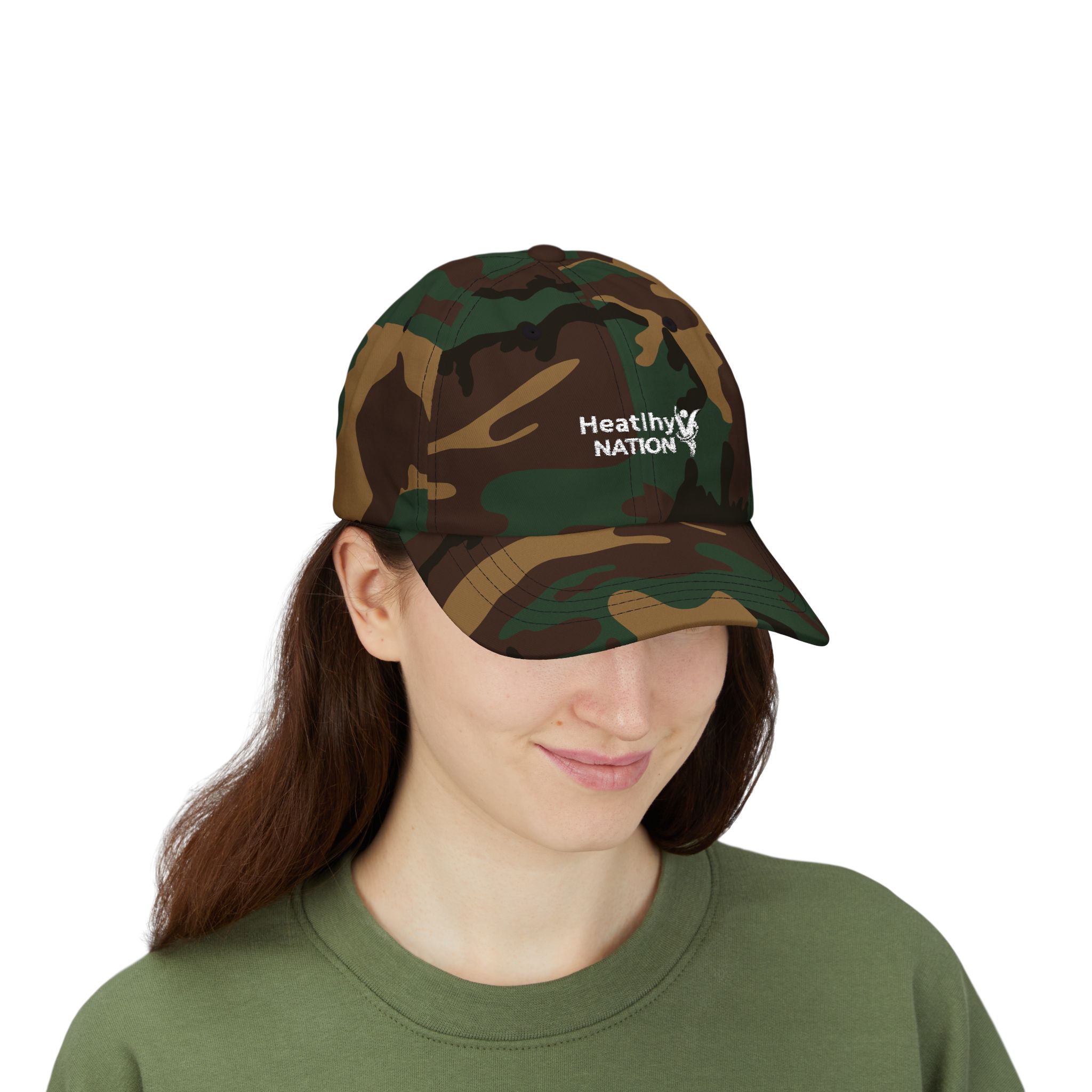 Dad Cap — HeatlhyNation Embroidered Logo Hat - Image 8