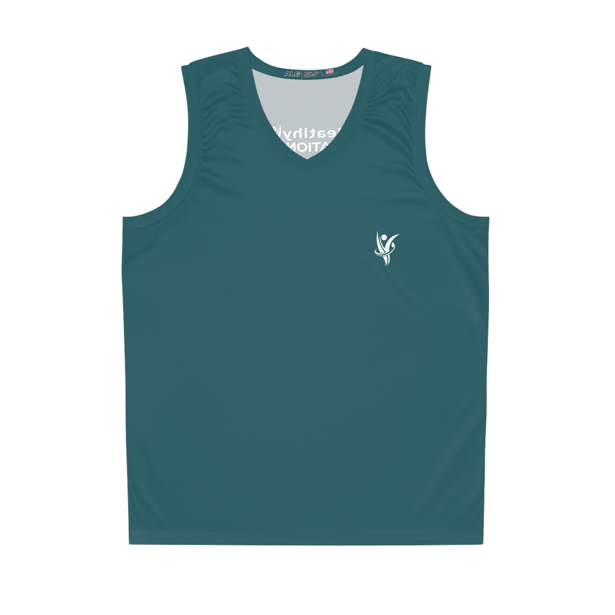 Heatlhy Nation Basketball Jersey — Performance Athletic Tank Top - Image 2