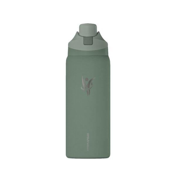 32oz Insulated Water Bottle – Matte Sage Oasis, Leakproof Thermal Flask