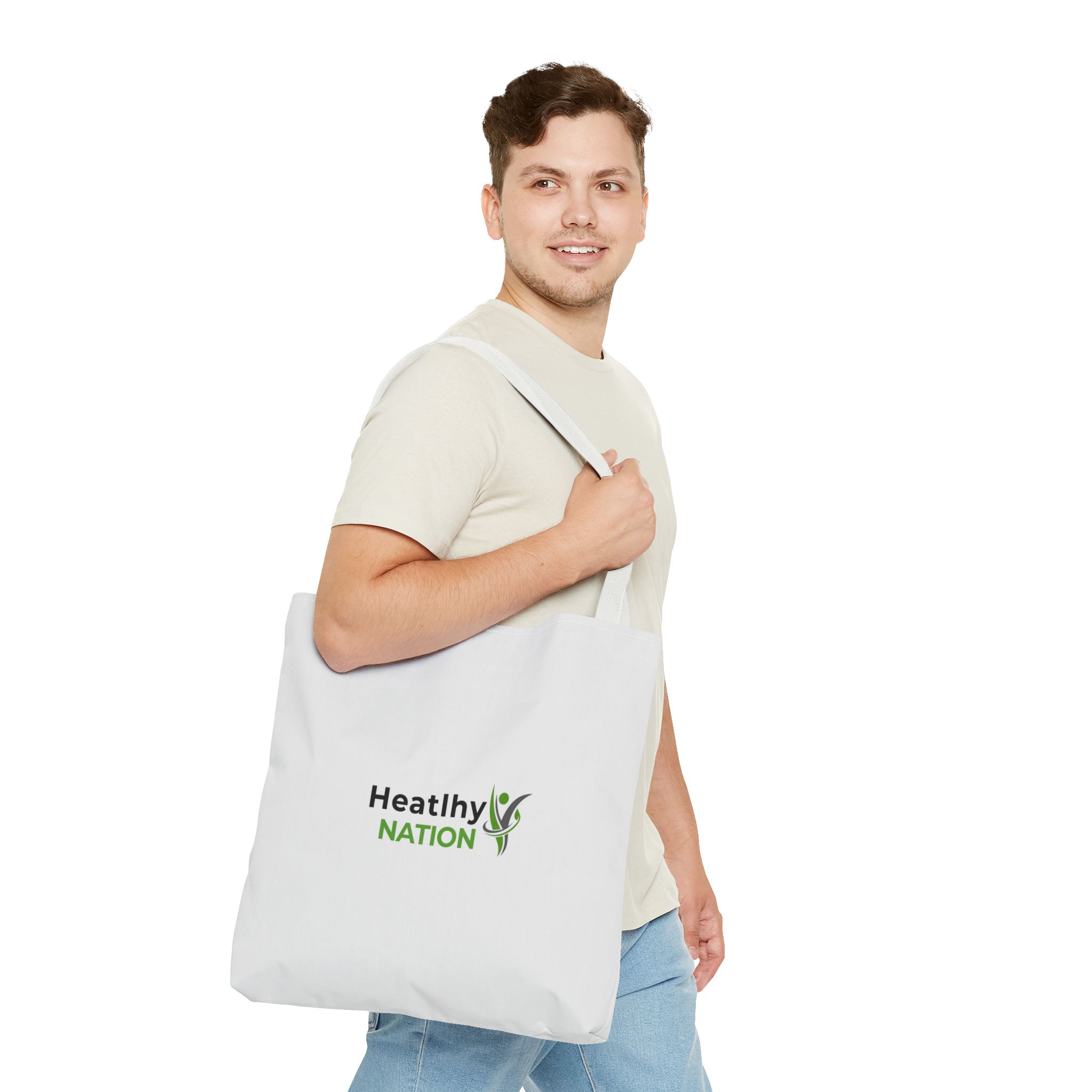 HeatlhyNation Logo Tote Bag — Eco-Friendly Branded Canvas Tote - Image 19