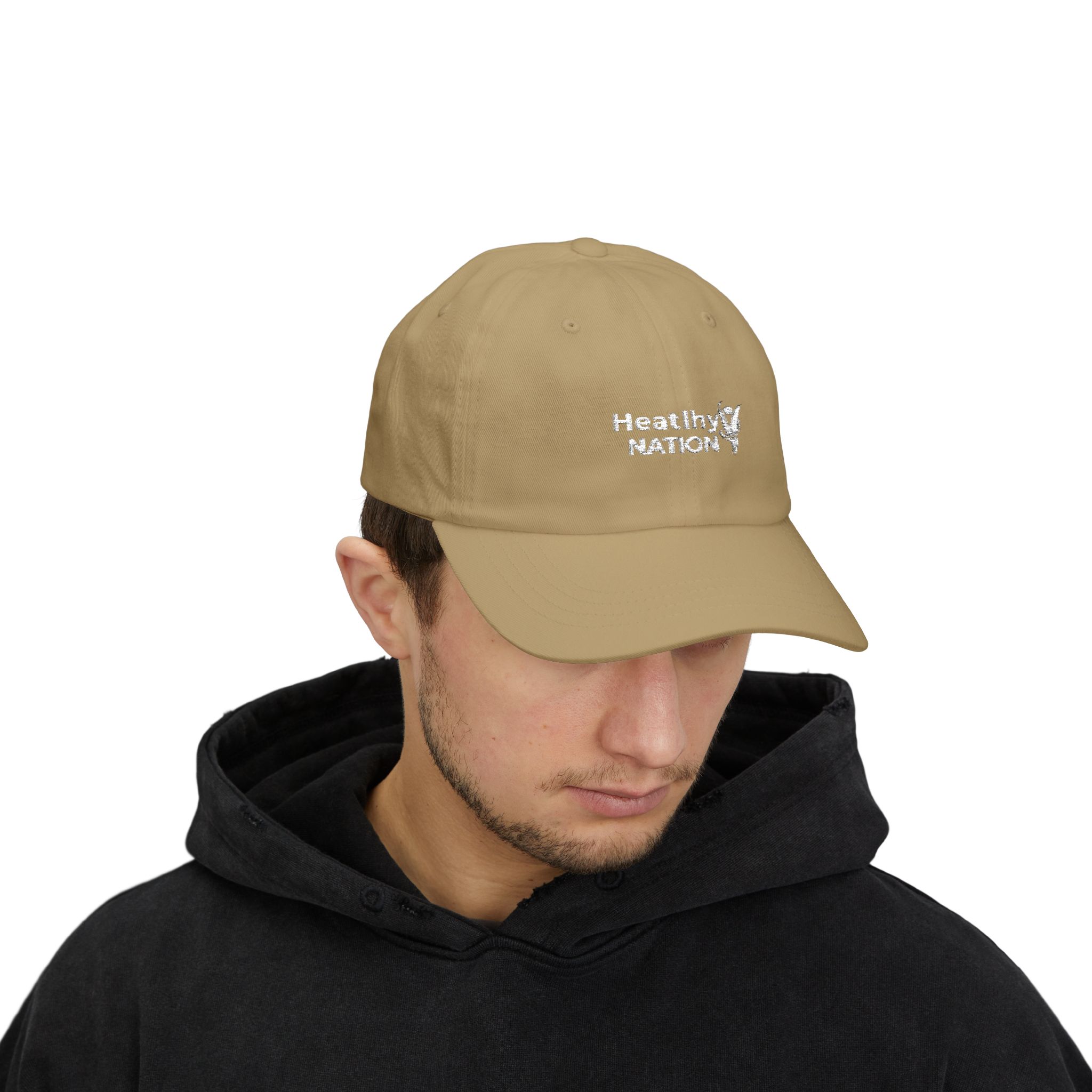 Dad Cap — HeatlhyNation Embroidered Logo Hat - Image 11