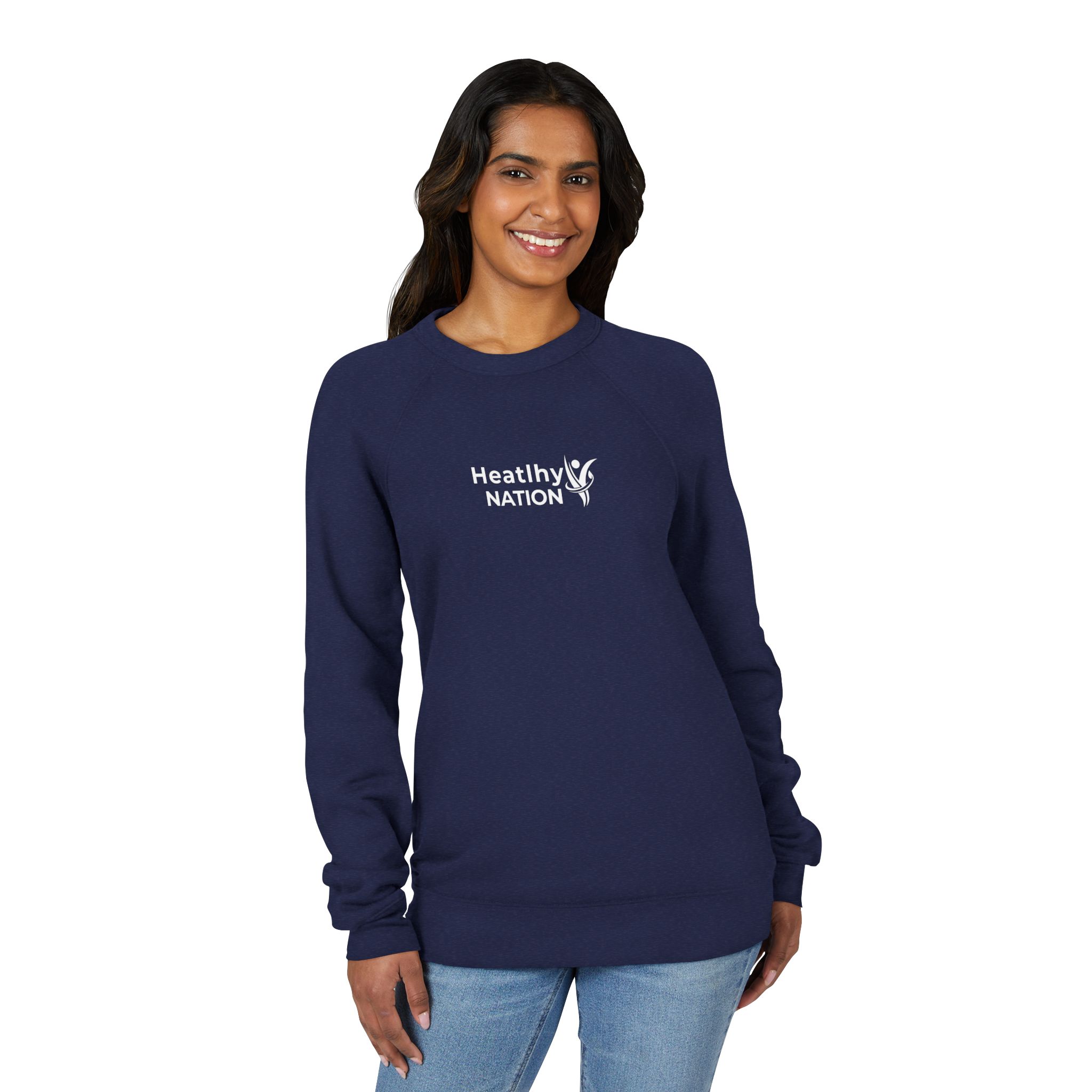 HeatlhyNation Logo Sweatshirt — Eco Wellness Crewneck
