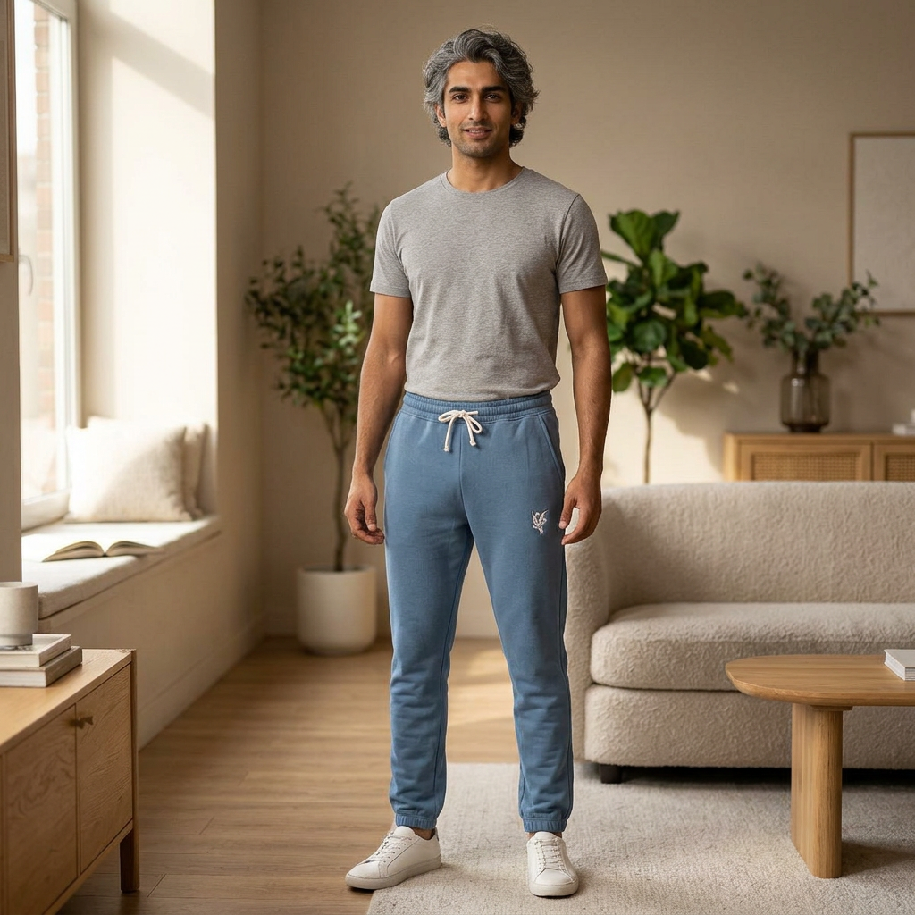 Ember Dragon Sweatpants — Garment-Dyed Fleece Joggers
