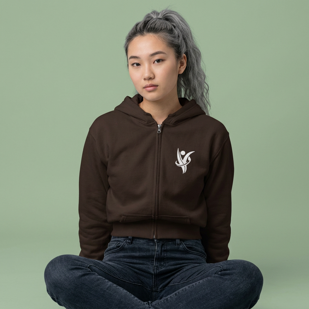 Full-Zip Hoodie with ‘HeatlhyNation’ Logo
