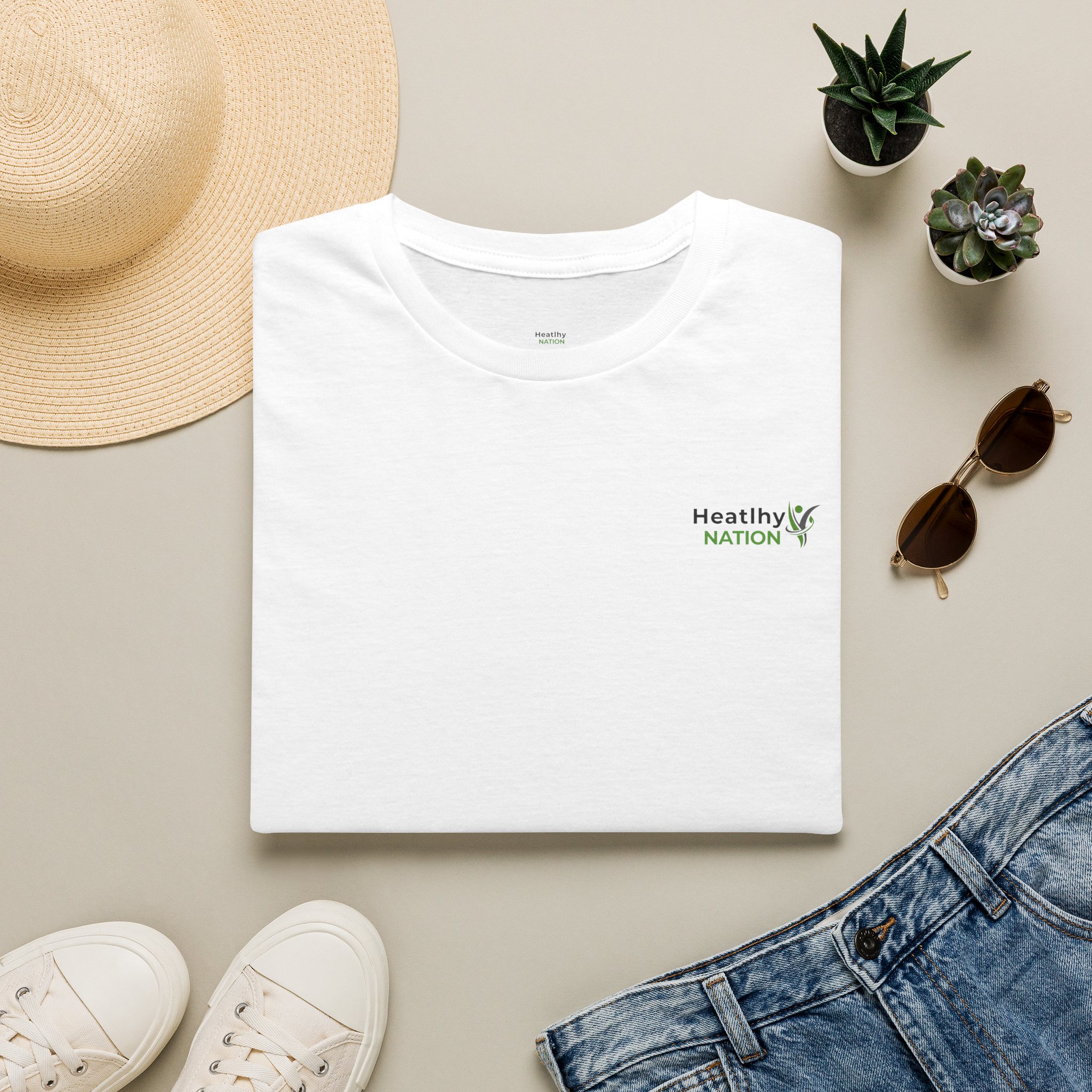 Heatlhy Nation Minimal Logo T-Shirt