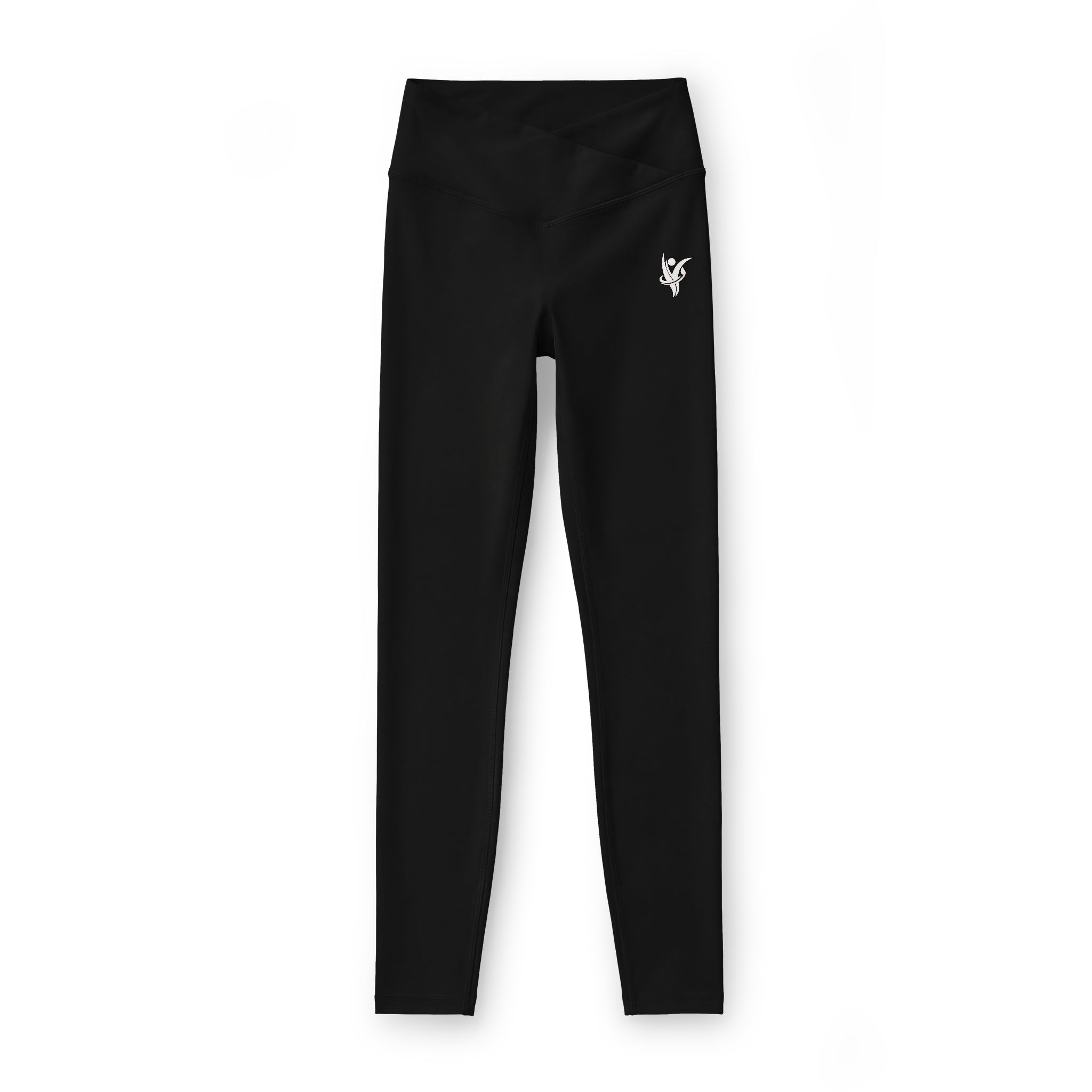 Women’s Luxe Leggings — Minimal Angel Silhouette High‑Waist Activewear